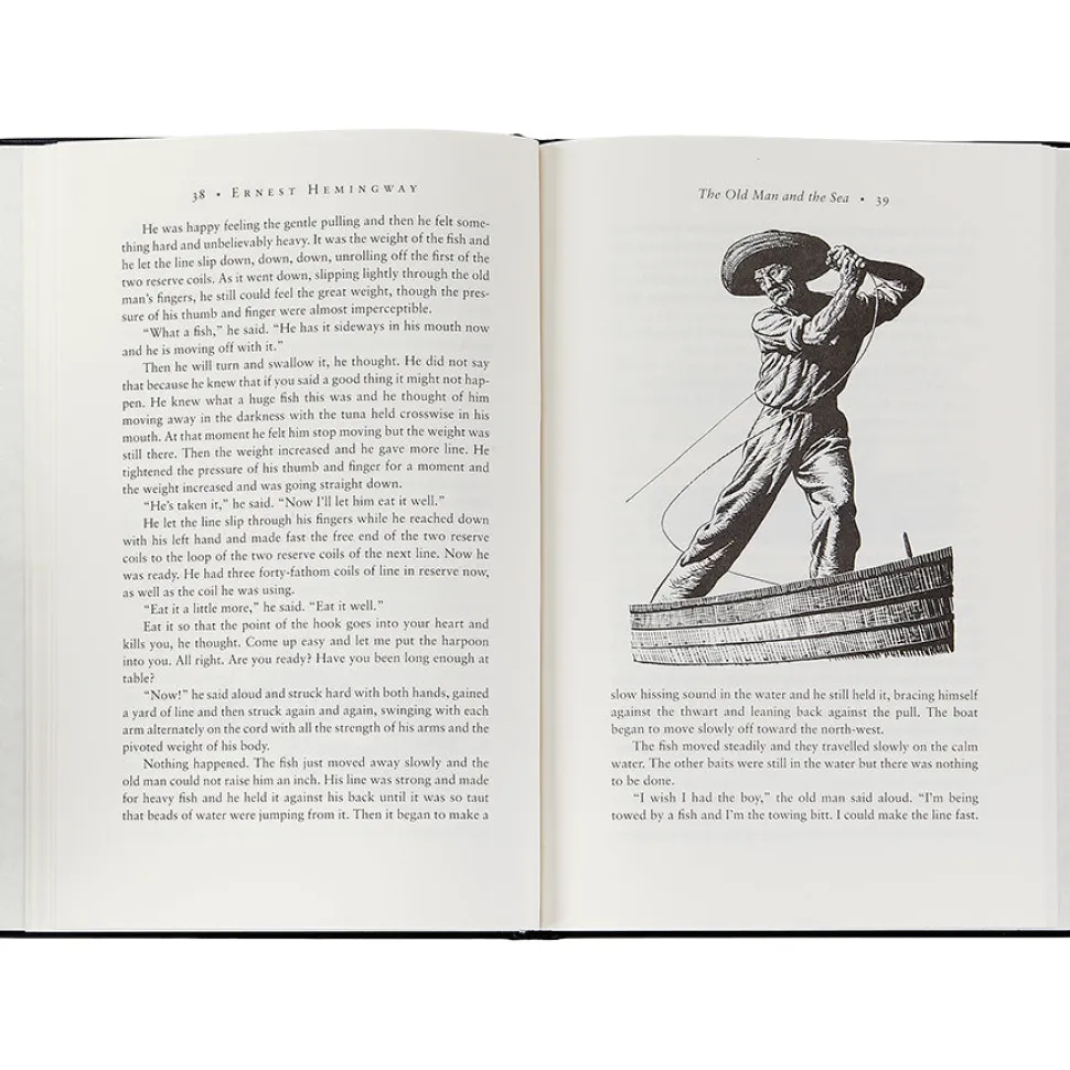 The Old Man And The Sea in Bonded Leather