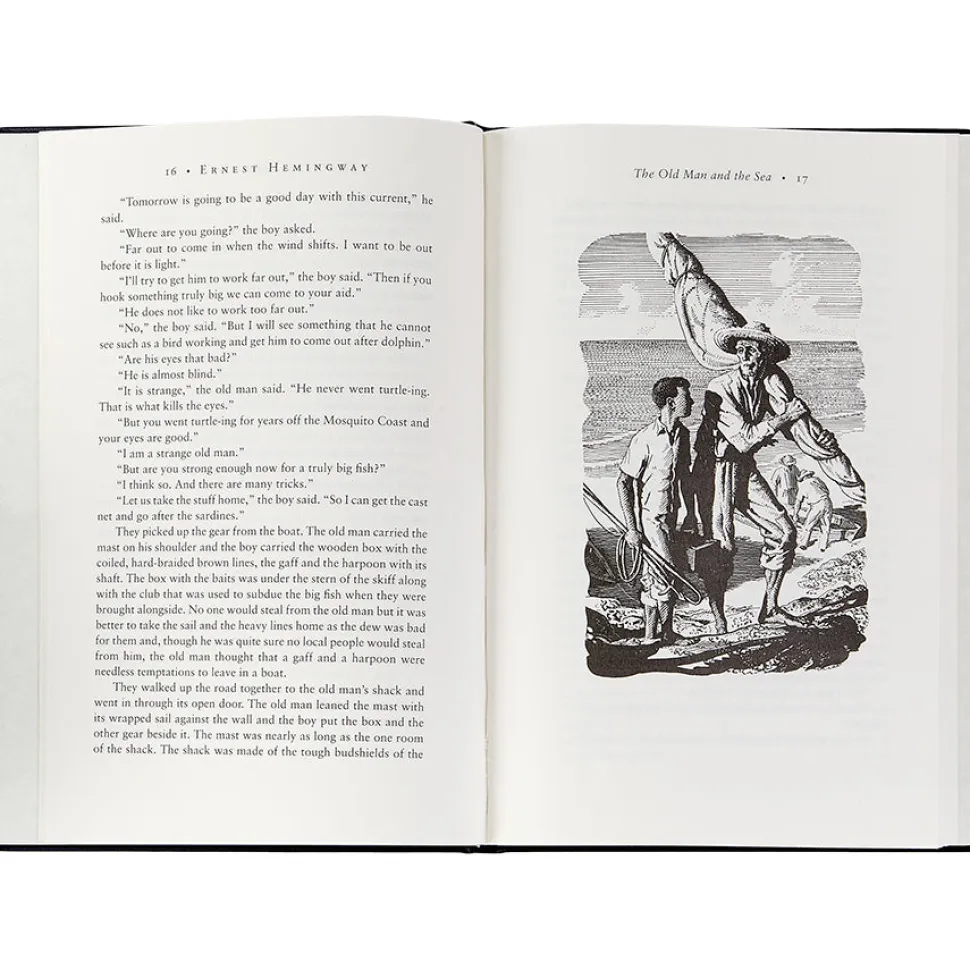 The Old Man And The Sea in Bonded Leather