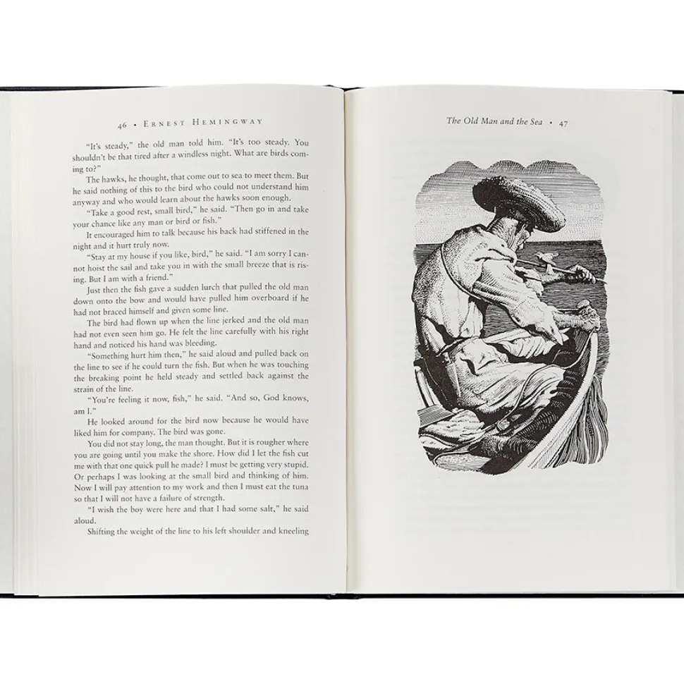 The Old Man And The Sea in Bonded Leather