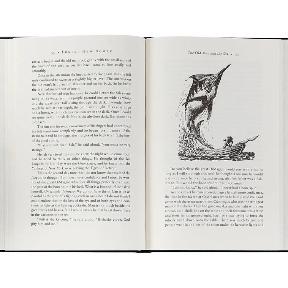 The Old Man And The Sea in Bonded Leather