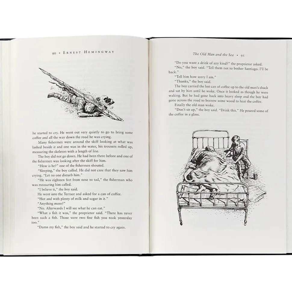 The Old Man And The Sea in Bonded Leather