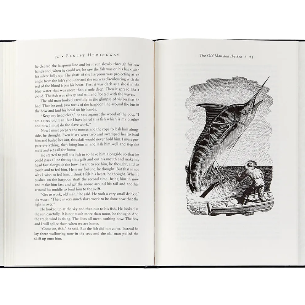 The Old Man And The Sea in Bonded Leather