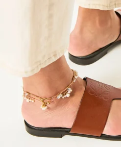 The Pearl Drip Drop Anklet Duo