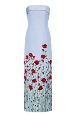 The Poppy Gown in Pale Blue