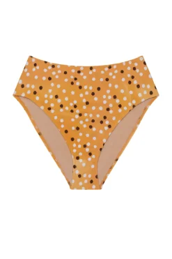 The Rose Bottom in Marigold Ikat Dot
