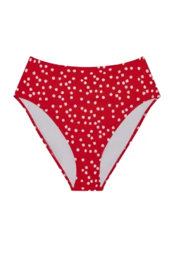 The Rose Bottom in Red Ikat Dot