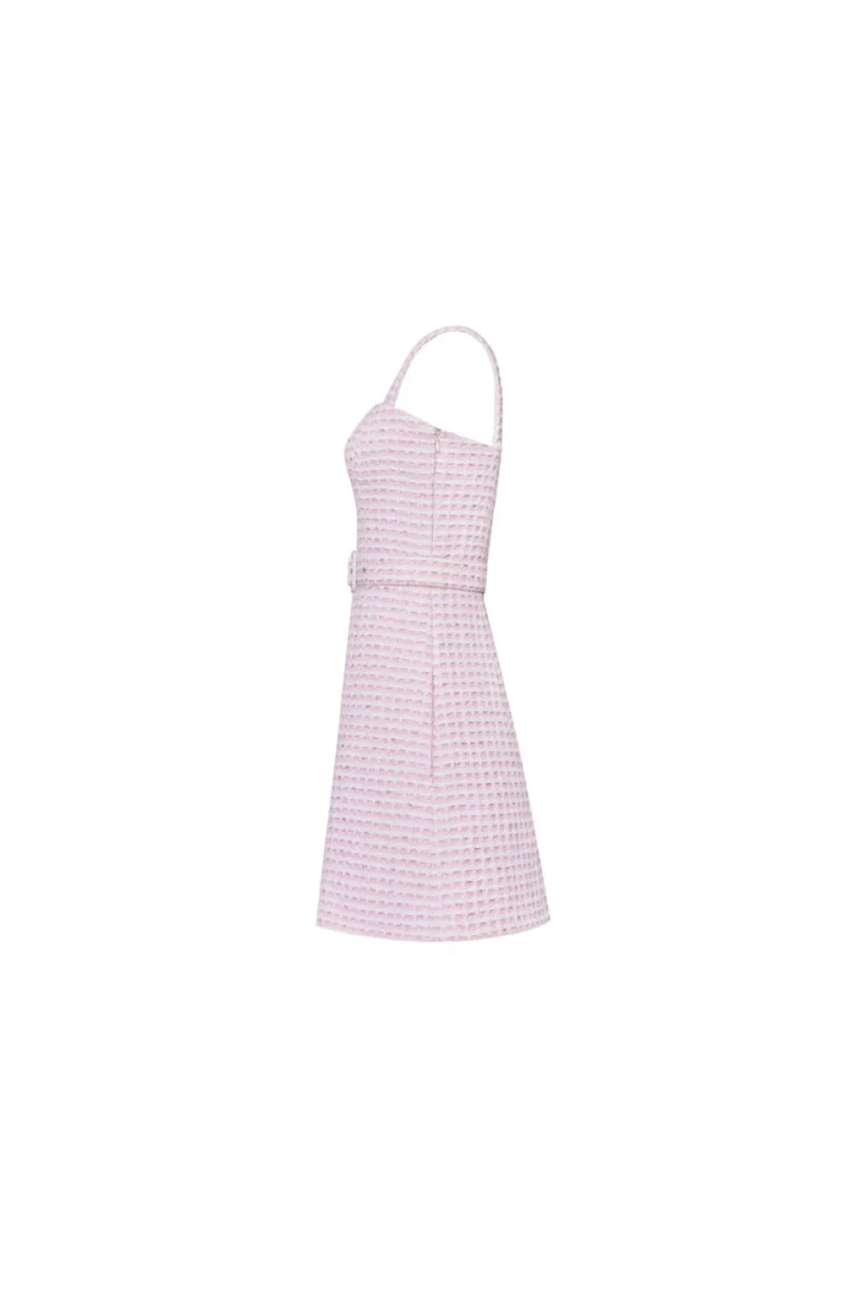 The Sasha Dress in Pink & White