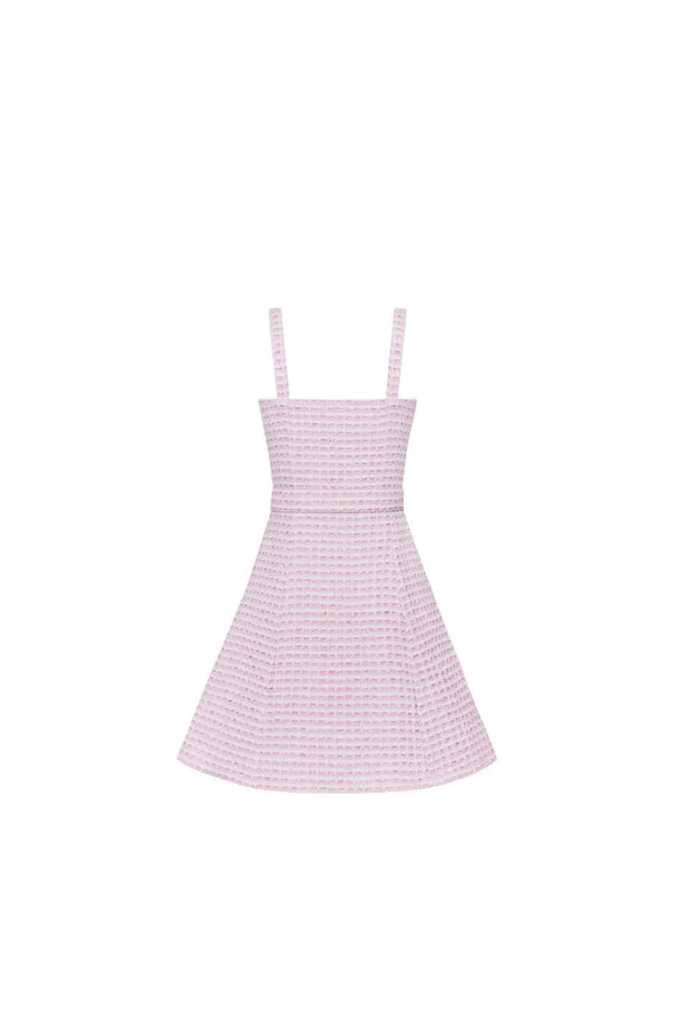 The Sasha Dress in Pink & White