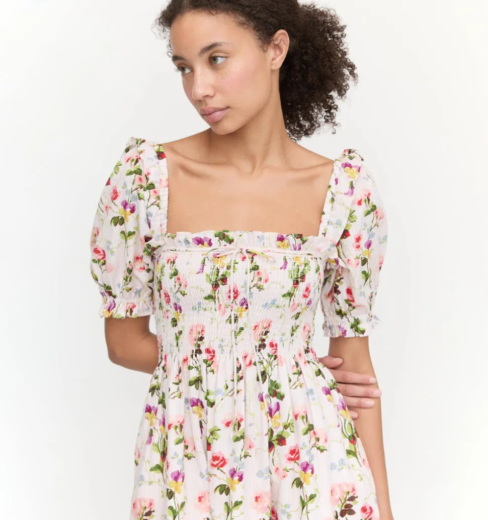 The Scarlett Nap Dress in Pink Bluebonnet