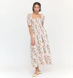 The Scarlett Nap Dress in Pink Bluebonnet