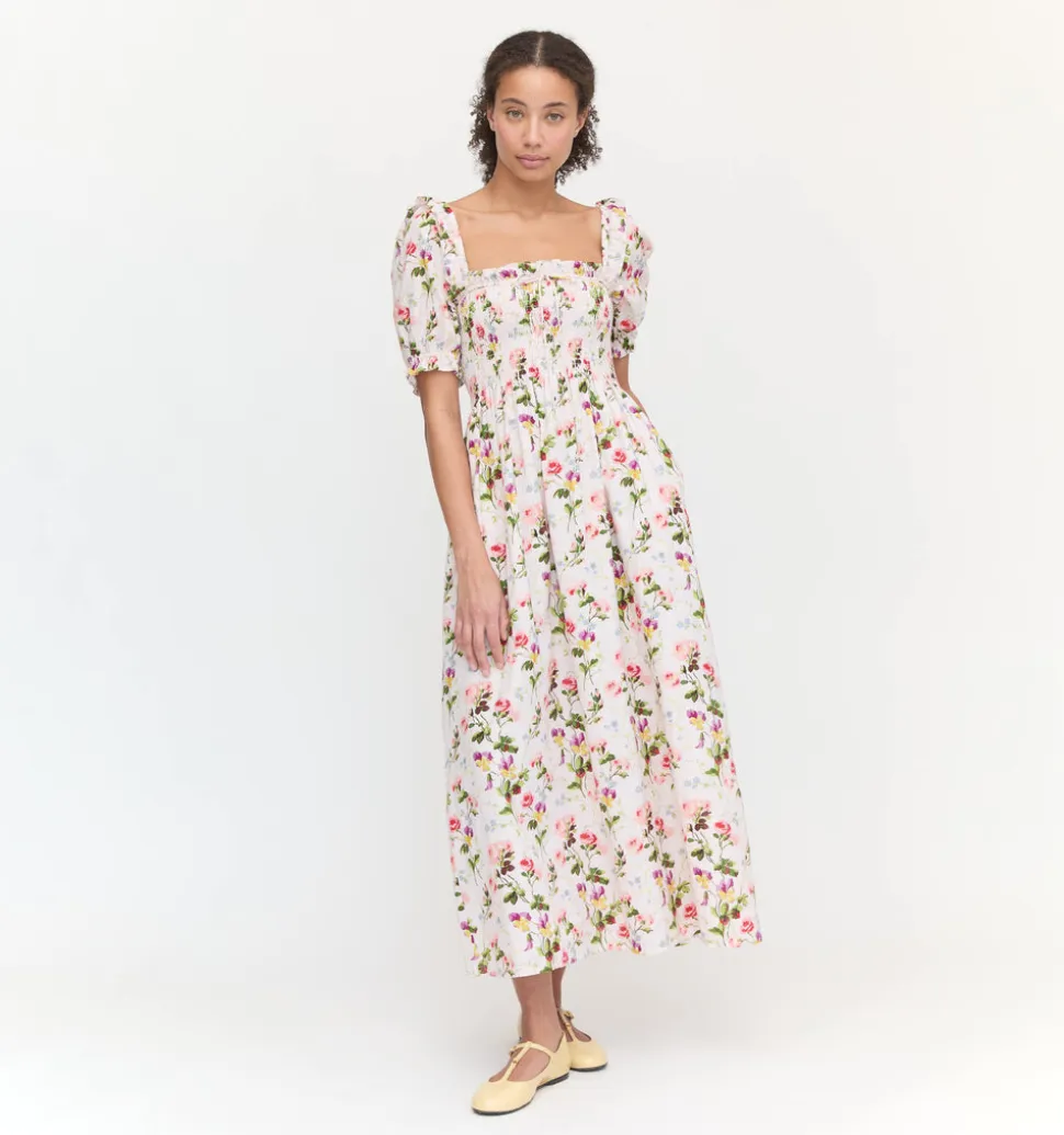The Scarlett Nap Dress in Pink Bluebonnet