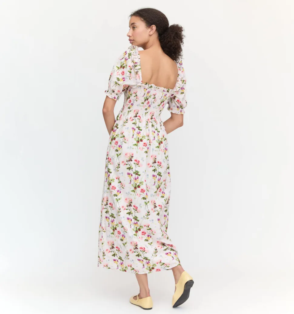 The Scarlett Nap Dress in Pink Bluebonnet