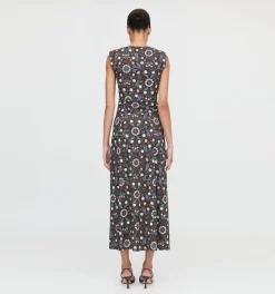 The Sloane Dress in Chocolate Swedish Floral