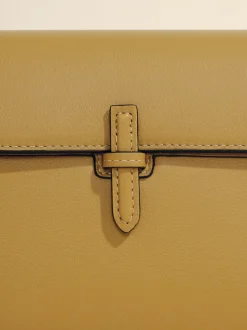 The Small Soft Clutch in Caramel Nappa