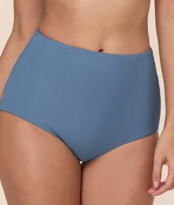 The Super High Waist Bikini Bottom in Slate