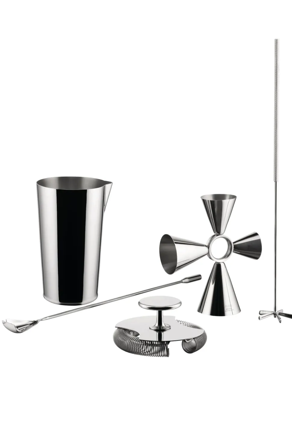 The Tending Box Set: Mixing Glass Jigger Strainer Spoon Baton
