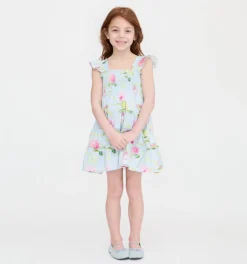 The Tiny Ellie Nap Dress in Hydrangea Chintz