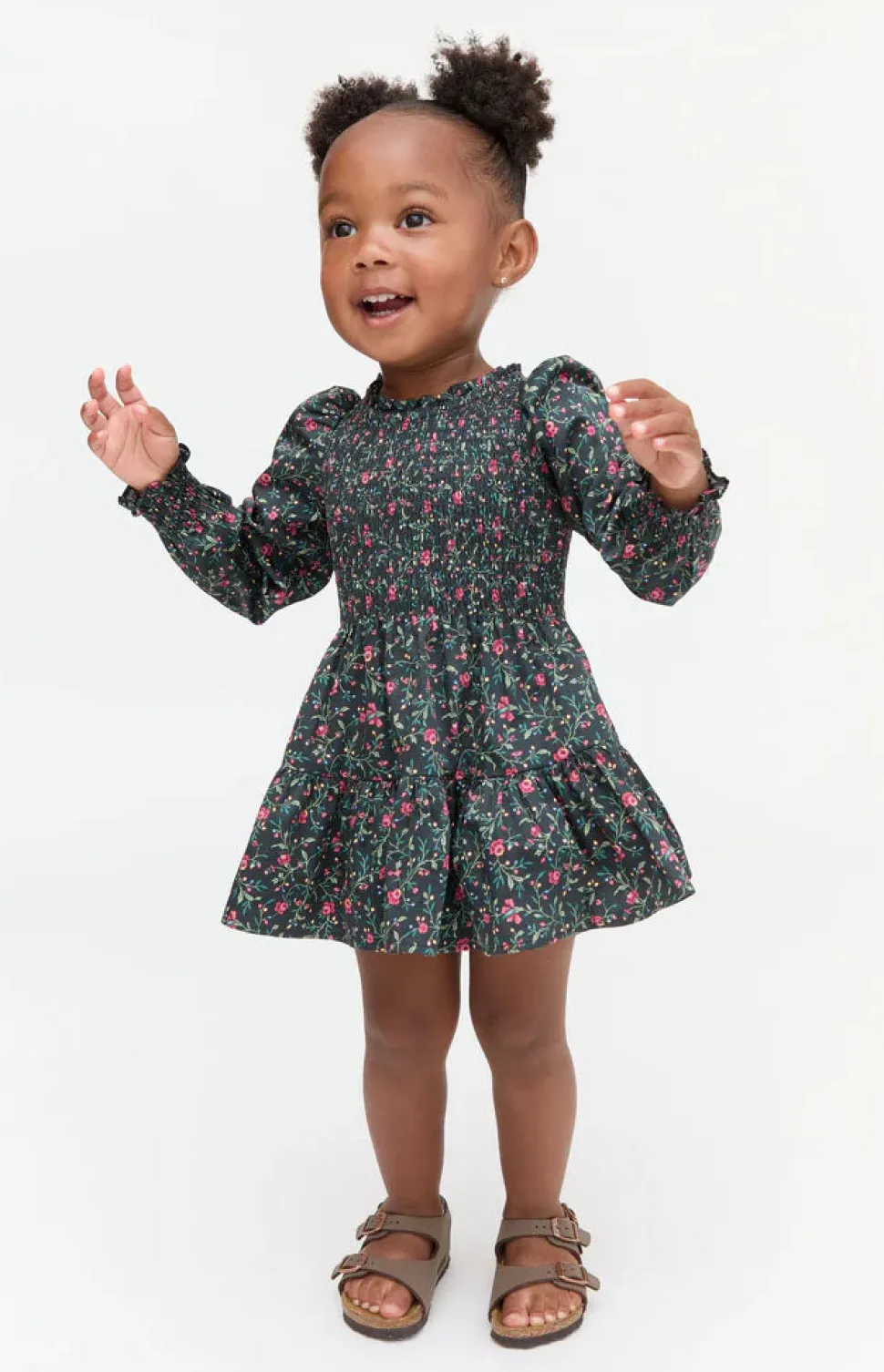 The Tiny Viviana Nap Dress in Florentine Ditsy