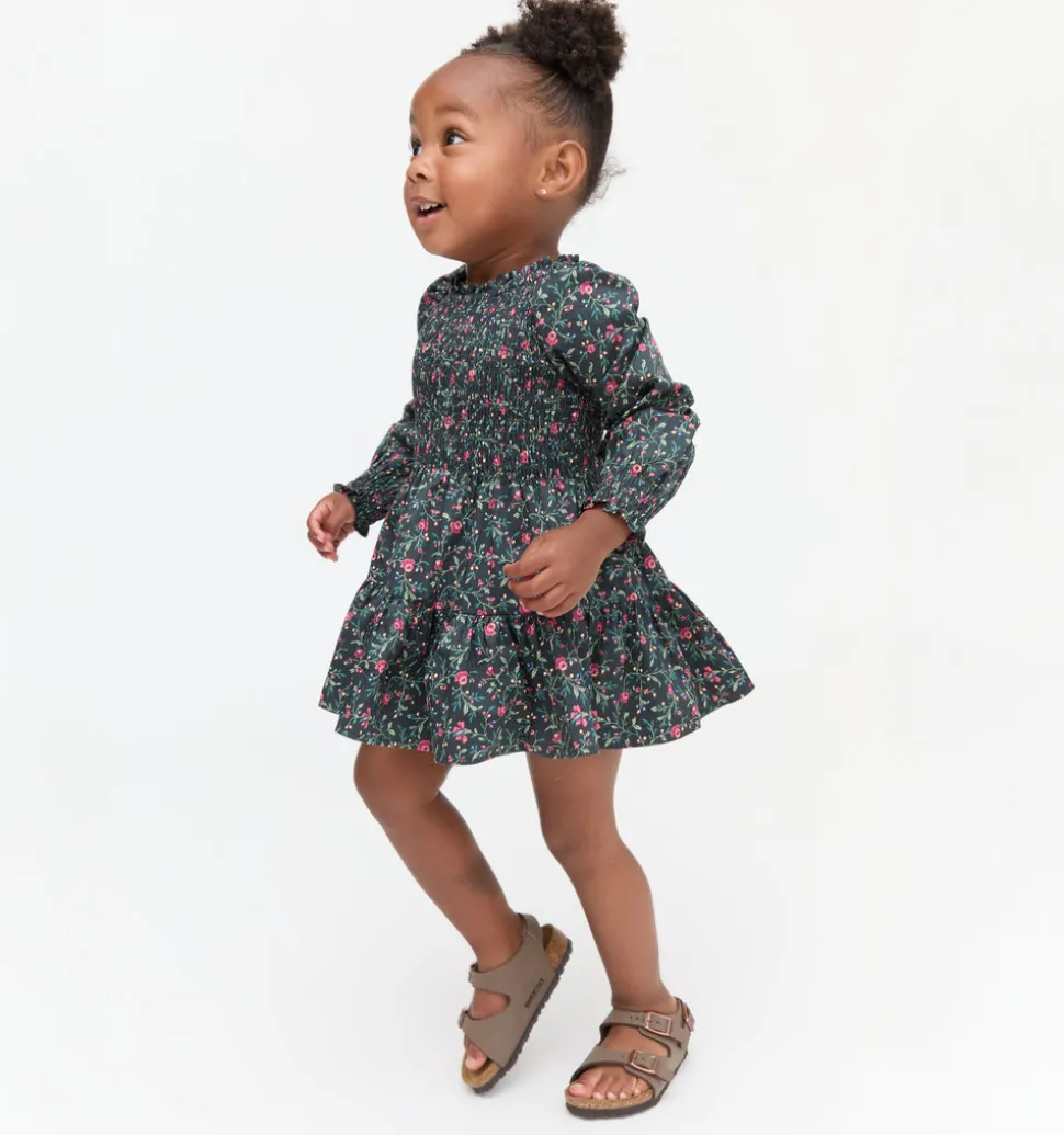 The Tiny Viviana Nap Dress in Florentine Ditsy