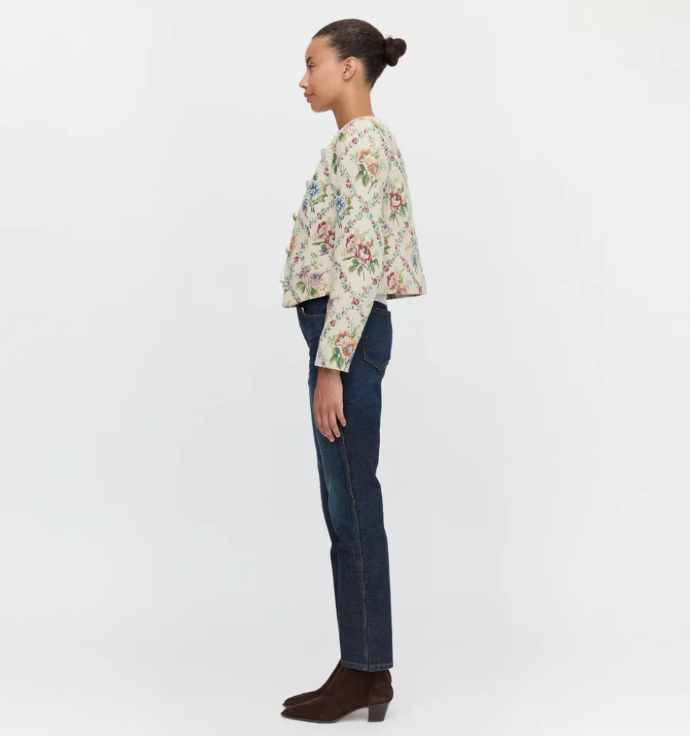 The Virginia Jacket in Tapestry Trellis Brocade