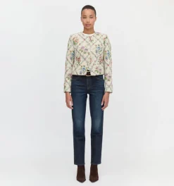 The Virginia Jacket in Tapestry Trellis Brocade