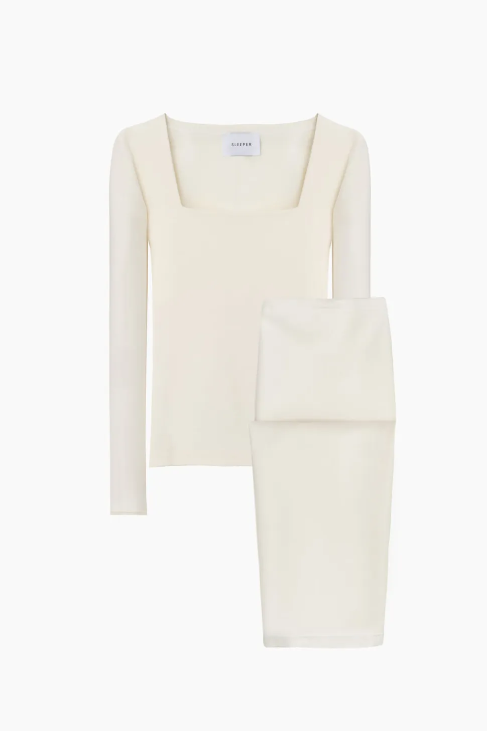 The Weekend Chic Set with Leggings in White