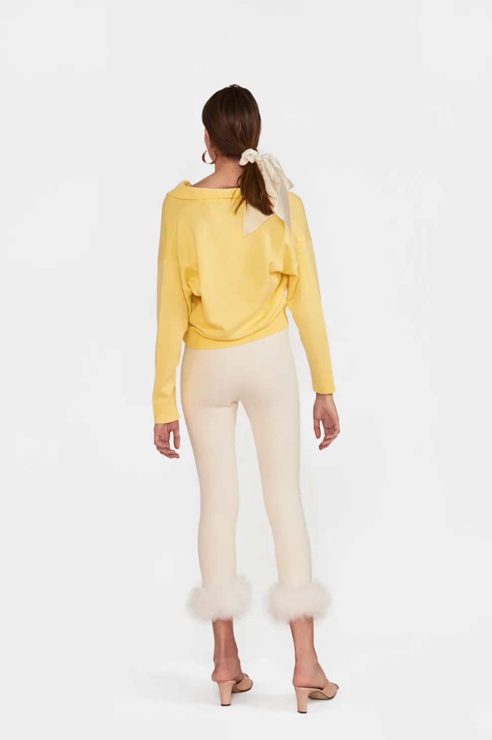 The Weekend Chic Set with Leggings in White