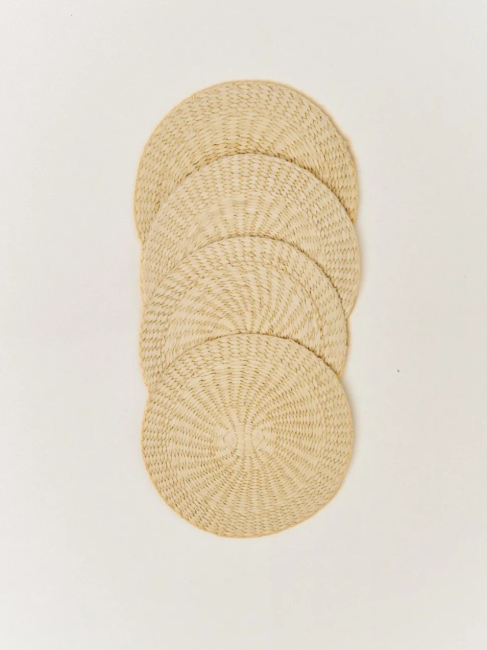 The Woven Coaster in Natural Fiber, Set of 4
