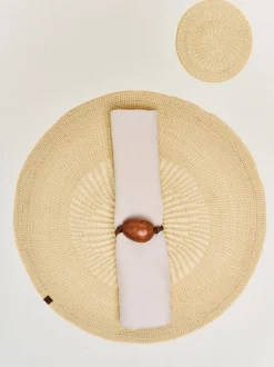 The Woven Coaster in Natural Fiber, Set of 4