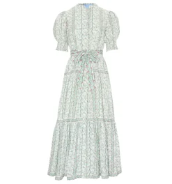 The Yara Dress in Green Provence Floral