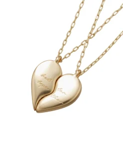 The You and Me Heart Pendant Duo