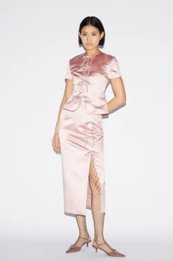 Theresa Skirt Pale Pink Duchesse