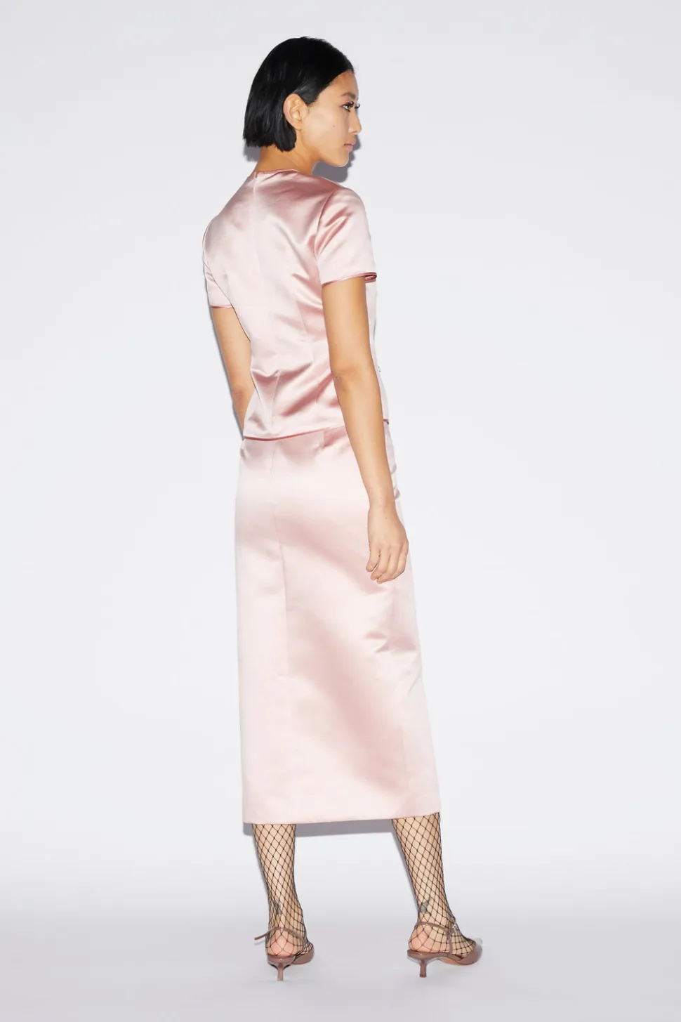 Theresa Skirt Pale Pink Duchesse
