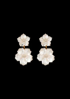Tibby Earrings in Mother of Pearl