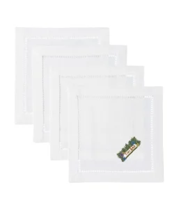 Tiki Bar Cocktail Napkins, Set of 4