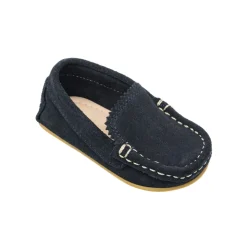 Toddler Antton Driver Moc in Suede Blue