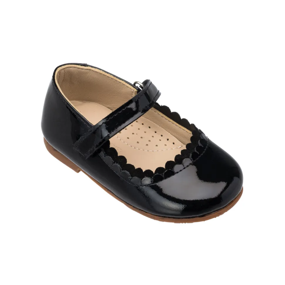 Toddler Aria Flats in Black