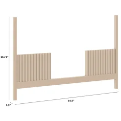 Toddler Bed Conversion Kit for Moab 3-in-1 Convertible Crib in Taupe