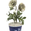 Tole Flower Potted Ranuculas