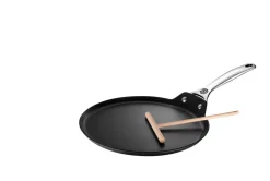 Toughened Nonstick PRO 11" Crepe Pan with Rateau