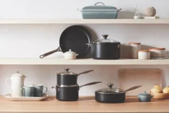 Toughened Nonstick PRO 6-1/3 qt. Stockpot with Glass Lid