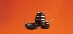 Toughened Nonstick PRO 6-1/3 qt. Stockpot with Glass Lid