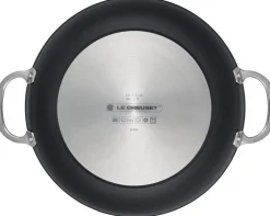 Toughened Nonstick PRO 4 qt. Shallow Casserole & Braiser with Glass Lid