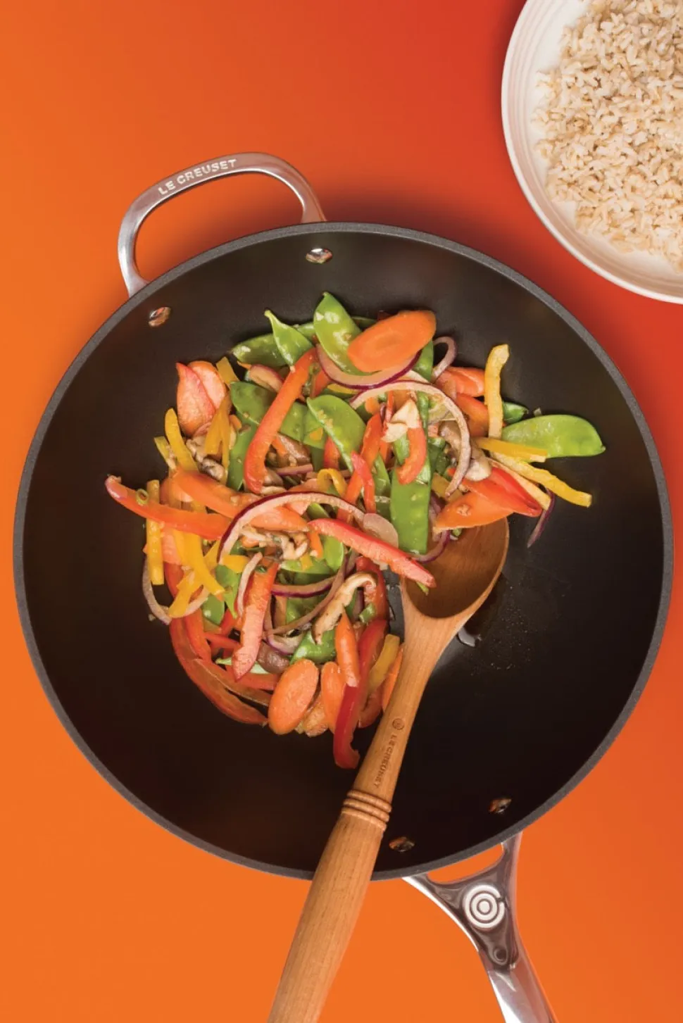 Toughened Nonstick PRO 12" Stir Fry Pan with Helper Handle