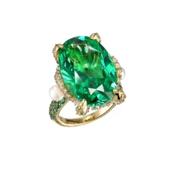 Tourmaline Mermaid Ring