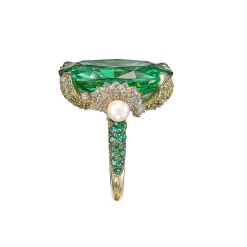 Tourmaline Mermaid Ring