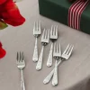 Toys Delight Flatware Cake Forks in Silver, Set of 6