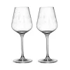 Toys Delight Stems White Wine Goblet Set in Clear, Set of 2
