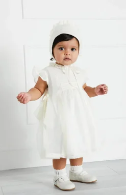 Traditional Christening Gown in Cream