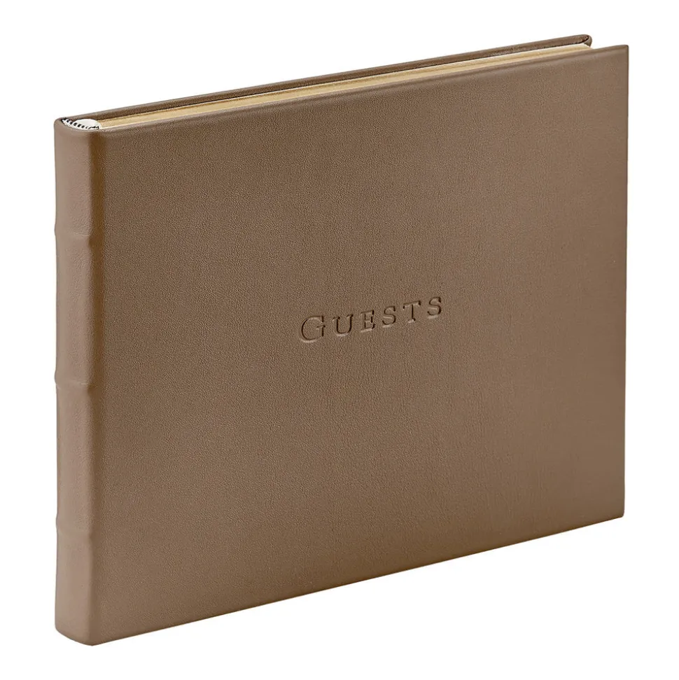 Traditional Leather Guest Book